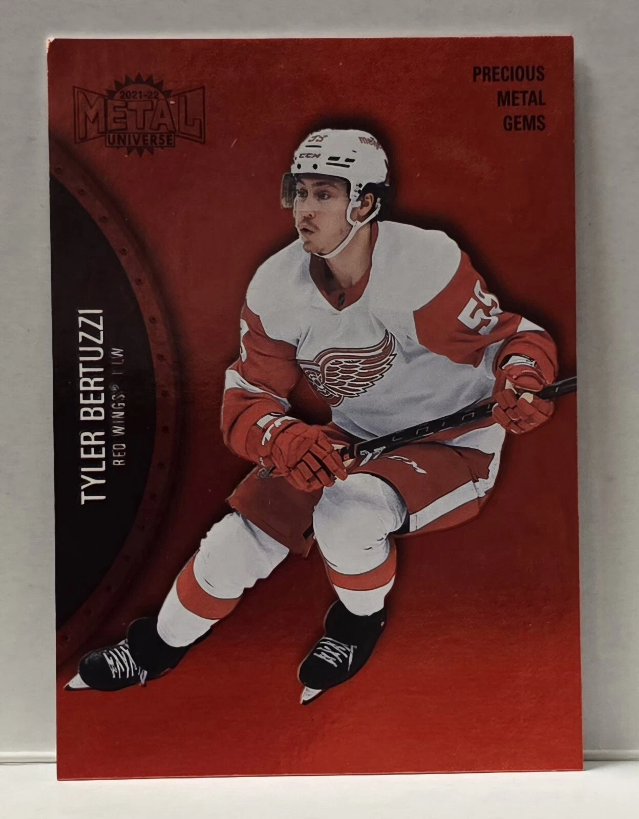 2021-22 Skybox Metal Universe PMG Precious Gems Red #98 Tyler Bertuzzi /100