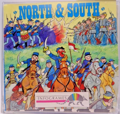COMMODORE 64/128 -- NORTH & SOUTH (INFOGRAMES - DISK) - Bild 1 von 2
