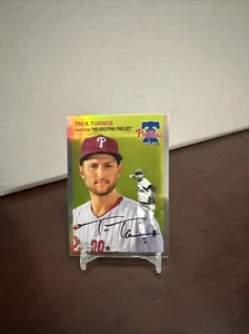 2023 Topps Chrome Platinum Anniversary #315 Trea Turner, Refractor Phillies SP - Picture 1 of 2
