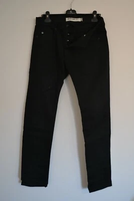 MENS BRAND NEW GENUINE ALEXANDER MCQUEEN JEANS IN BLACK 32" W 32" L - Image 1 of 4