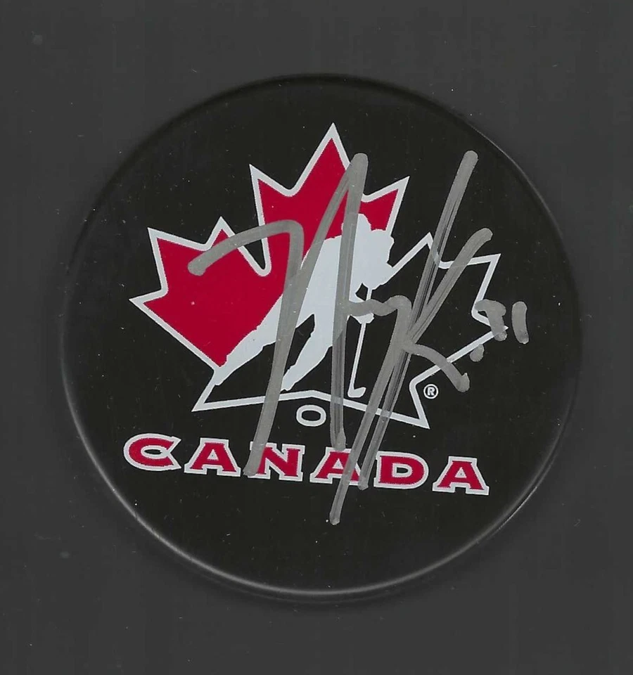 Disco de hockey firmado por Nazem Kadri equipo Canadá Colorado Avalanche Foto 1 de 1