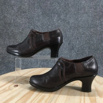 Dansko Boots Womens 41 Ankle Bootie Brown Leather Casual Block Heels 3406537800 - Image 1 of 4