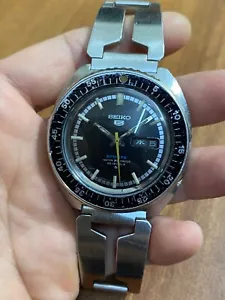 vintage Seiko 5 Sport 6106-8510 Day Date Military Diver Pilot bracelet Automatic - Picture 1 of 17