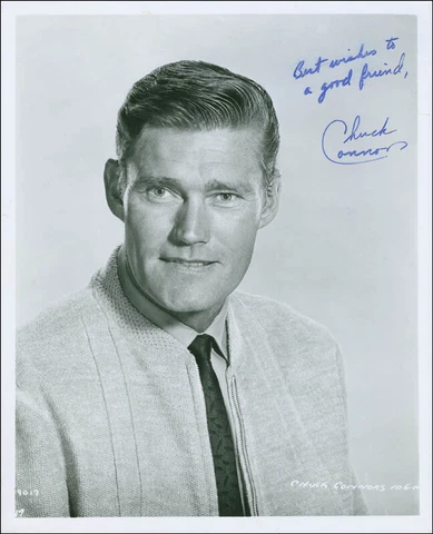 CHUCK CONNORS - PHOTOGRAPH SIGNED Cover