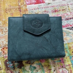 Buxton Heiress Marbled Leather Attache Clutch Cardex Wallet Coin Purse Model 55 - Picture 1 of 9