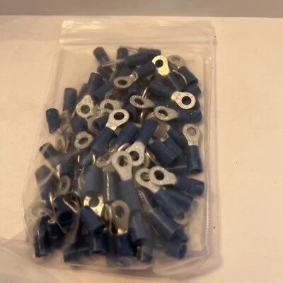 Power First 5Whg4 16-14 Awg Vinyl Ring Terminal #8 Stud Pk100 - Image 1 of 2