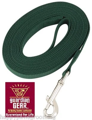 Guardian Gear Premium DOG TRAINING CONTROL LEAD COTTON Web 15' Leash*Strong*NEW