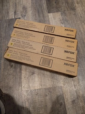 4 cartuchos de tóner amarillo Xerox 106R01745 AltaLink C8130/C8135/C8145/C8155 nuevos Foto 1 de 3