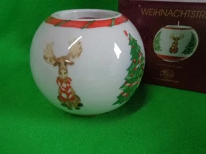 Elch sitzend  Teelichthalter 10 x 10 cm Märchenwald von  Hutschenreuther - Bild 1 von 2