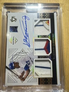 vladimir guerrero auto Panini Triforce 1/1 Auto Patch Autograph - Picture 1 of 23