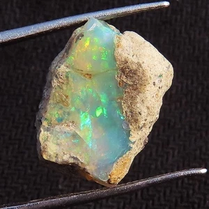 9,45 Cts 100% Opale Etiope Naturale Grezzo Non Tagliato Opale Esemplare 12x16x8 mm GT864 - Foto 1 di 7