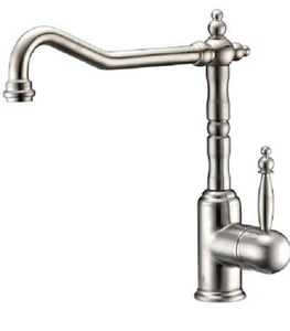 Anzzi Patriarch 1.2 GPM Single Hole Kitchen Faucet KF-AZ108BN - Brushed Nickel - Picture 1 of 5