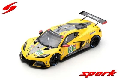 Spark S8644 1/43 CHEVROLET CORVETTE C8.R NO.64 24H LE MANS 2022 Modello Auto - Immagine 1 di 4