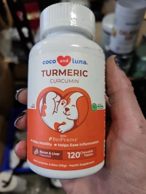 Veterinarian Approved Turmeric Chewables for Dogs - Natural Pain Relief Formula - Image 1 of 2