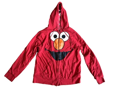 Sudadera con Capucha Reversible Sesame Street Elmo - Falta Tirador de Cremallera - ¿Talla L/XL? Foto 1 de 4