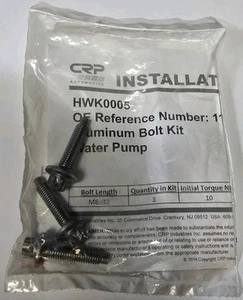 JUEGO DE 3 PERNOS BOMBA AGUA ALUMINIO BMW 128I 328I 525I X3 Z4 11510392553 - Imagen 1 de 2