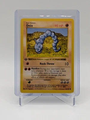  LP Onix 56/102 1st Edition Base Set (Shadowless) Common - Image 1 of 3