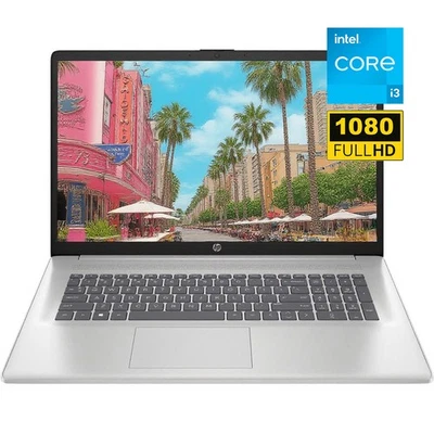 2025 HP 17.3"FHD Laptop computer Intel core-i3-N305 Notebook 8GB RAM 2TB SSD - Image 1 of 4