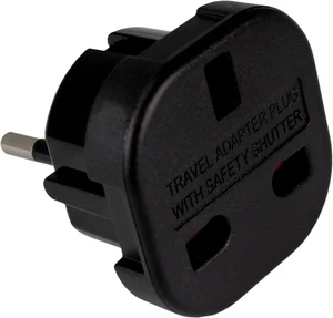Steckdosenadapter England, Reiseadapter Typ G, Adapter England Deutschland Steck - Bild 1 von 7