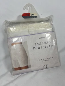 2 x Vintage St Michael Thermal Pantalette NEW in packet, size Size 18-20 - Picture 1 of 3