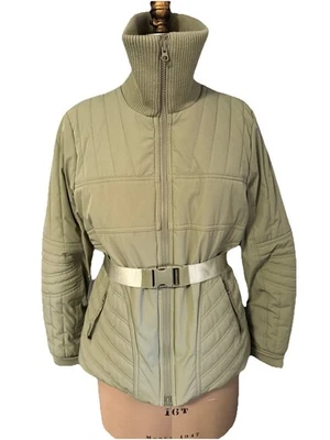 Cabi Ski Lift Puffer Jacket Coat Size Large Sage Green #4300 Retail $202 NEW - Image 1 of 4