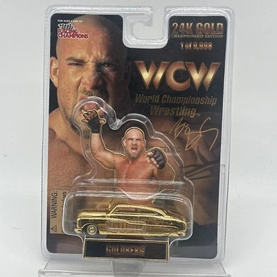 Coche de campeones de carreras WCW Goldberg 1998 chapado en oro 24K 1 de 9.998 '49 Mercury Foto 1 de 4