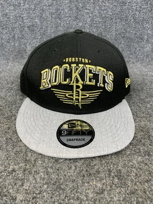 Boné Houston Rockets New Era 9Fifty Gold Mark Snap Back NOVO - Imagem 1 de 4