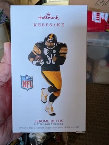 Jerome Bettis Hallmark keepsake Pittsburgh Steelers ornament NIB - Picture 1 of 1