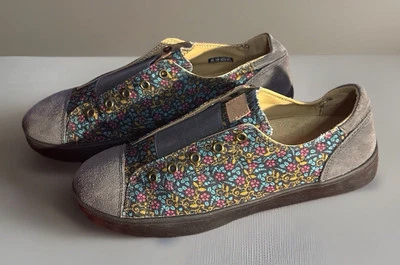 Zapatos deportivos sin cordones ortopédicos Spenco. Malibu Floral Negro y Rojo 8 Foto 1 de 4