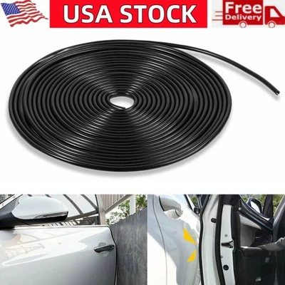 Protector de puerta de coche 33 pies/10 m tira de moldura protector de borde sello de goma borde bloqueo Foto 1 de 4