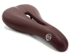 Steve Potts Chinook Mountain Bike Leather Saddle w/ Relief Channel, Brown - Picture 1 of 12