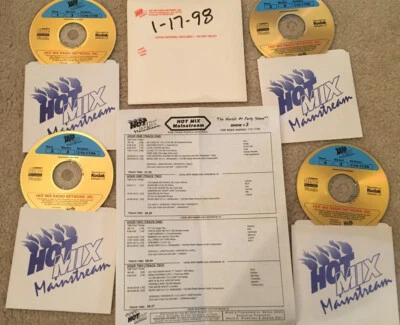 HOT MIX RADIO SHOW 1998 Backstreet Boys Hanson Mariah Carey CD DJ REMIX Promo - Image 1 of 4