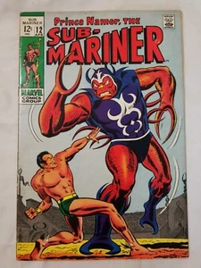 PRINCE NAMOR , THE SUB-MARINER #12 F MARVEL COMICS SILVER AGE 1969 -COPY 1 - Picture 1 of 2