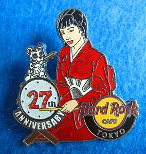 PROTOTYP TOKYO GEISHA GIRL 27 ANNIVERSARY TIGER CUB KIMONO Hard Rock Cafe PIN A - Bild 1 von 1