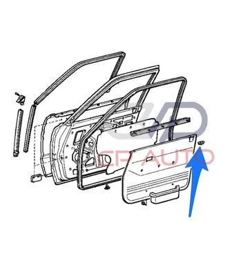 NUEVO 78 - 80 TOYOTA CRESSIDA CERRADURA PUERTA BOTÓN COLLAR SOPORTE MOLDURA OEM Foto 1 de 4