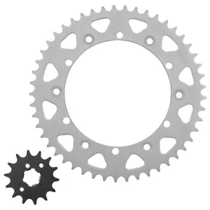 Front & Rear Sprockets Kit for Yamaha YZ250 1987 1988 1989 1992 - Picture 1 of 8