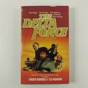 The Delta Force by Joel Norst First Printing 1986 Chuck Norris & Lee Marvin - Picture 1 of 7