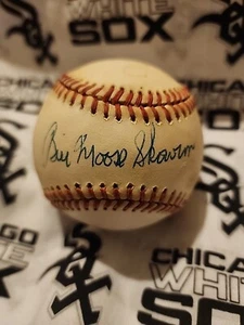 Bill Moose Skowron Signed MLB Baseball  Auto Signature  - Picture 1 of 3
