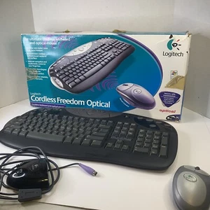 Logitech Cordless Freedom Optische Kabellose Tastatur mit Maus - Bild 1 von 7