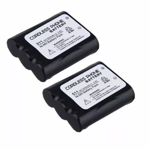 2X 1.5AH Cordless Home Phone Battery for P-P511 ER-P511 HHR-P402 PP511 - Picture 1 of 5