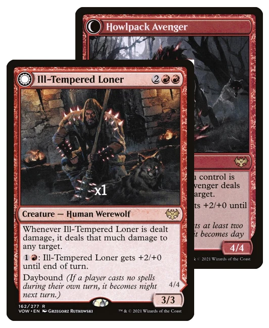 MTG Innistrad: Crimson Vow VOW Ill-Tempered Loner MINT - Image 1 of 1