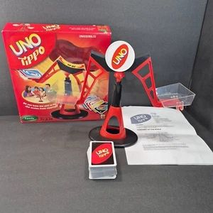 UNO Tippo Game of Skill Mattel Discontinued 2009 100% Complete - Picture 1 of 14
