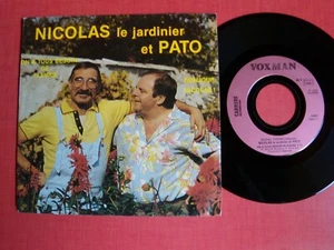 NICOLAS LE JARDINIER et PATO : On a tous besoin de fleurs 7" 45T VOXMAN 13907 - Picture 1 of 2