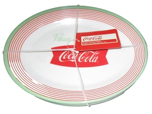 Coco Cola ~ Pause & Refresh ~ 9,48" ~ Melamin Essteller ~ 4er Set - Bild 1 von 2