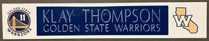 KLAY THOMPSON GOLDEN STATE WARRIORS NAMEPLATE - Picture 1 of 1