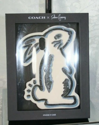 COACH SELENA BUNNY IPHONE X CASE CHALK 39540 - Image 1 of 3