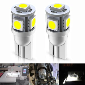 2Pcs Super Bright LEDs Light Bulbs for Husqvarna Viking Sewing Machine 12v 5w - Picture 1 of 9