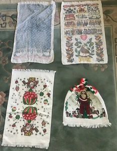 Vier Vintage Küchentücher Weihnachten - Bild 1 von 12