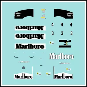 F1 Decal 1:18 Ferrari F300 Tabakwerbung Irvine / Schumacher Formel 1 - 1998 - Bild 1 von 3