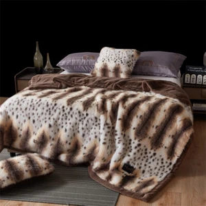 Double Layers Imitation Fur Blanket Wedding Blanket Thermal Blanket Thick 5.6kg - Picture 1 of 62